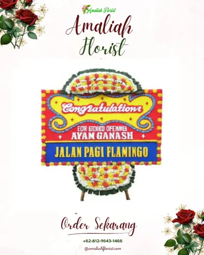 Bunga Papan Congratulation di Lateri